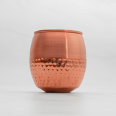 Pure Copper Modern Glass - Lacquered for Shine & Protection